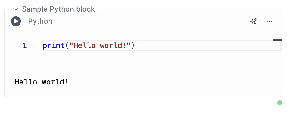 Notebooks - Docs - DB Pilot